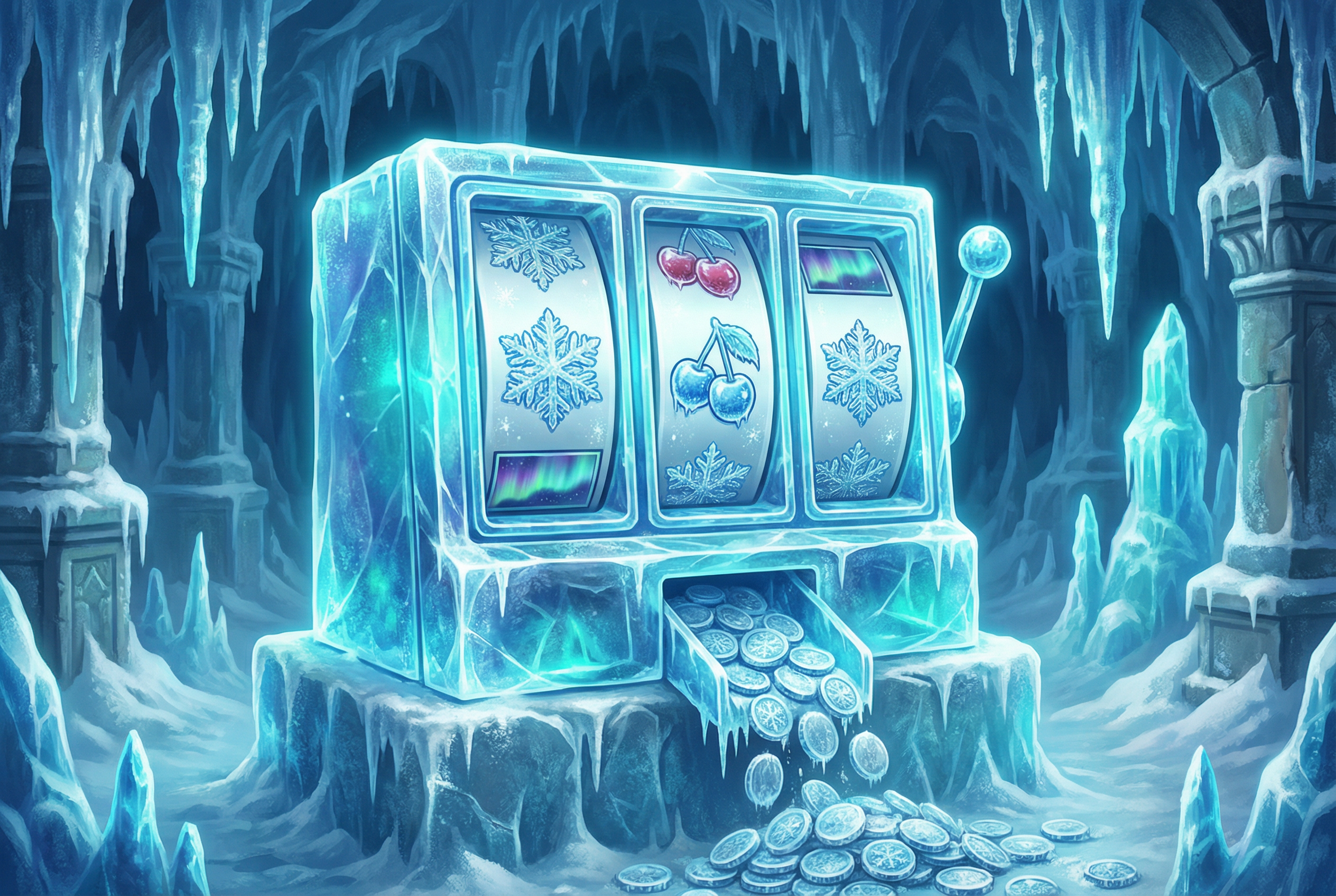 经典三轴冰川角子机 - 赏金女王