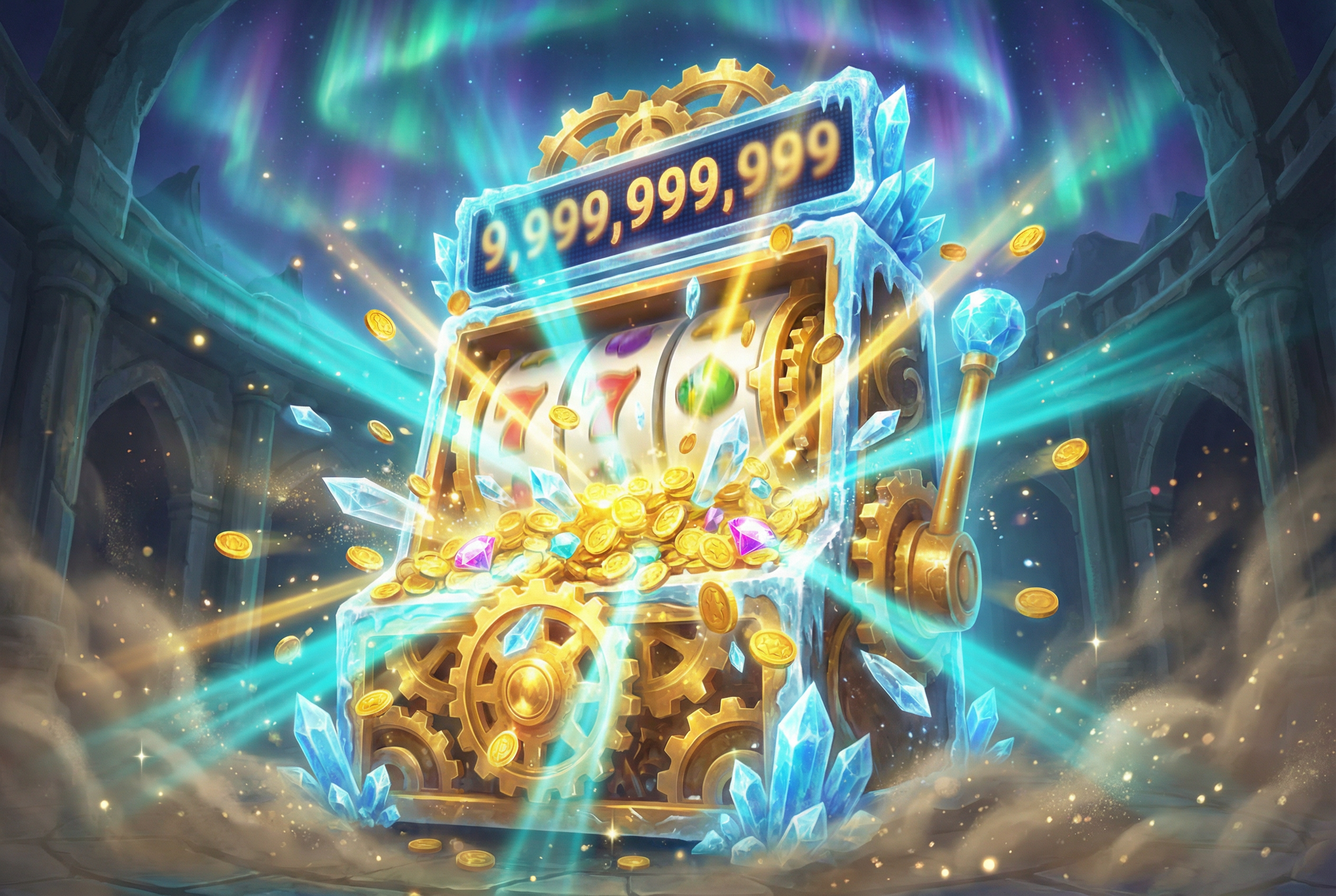 累积奖池冰川角子机 - 赏金女王